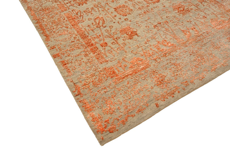 Designer Teppich - 196 x 150 cm - rost