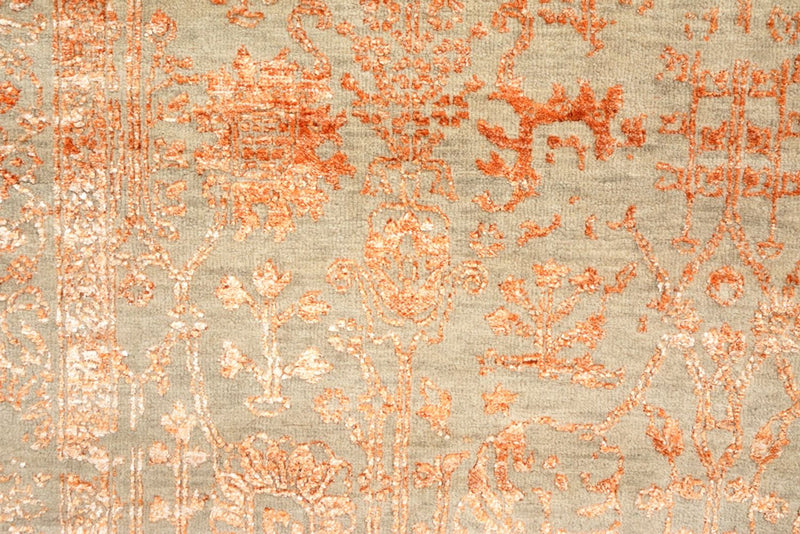 Designer Teppich - 196 x 150 cm - rost