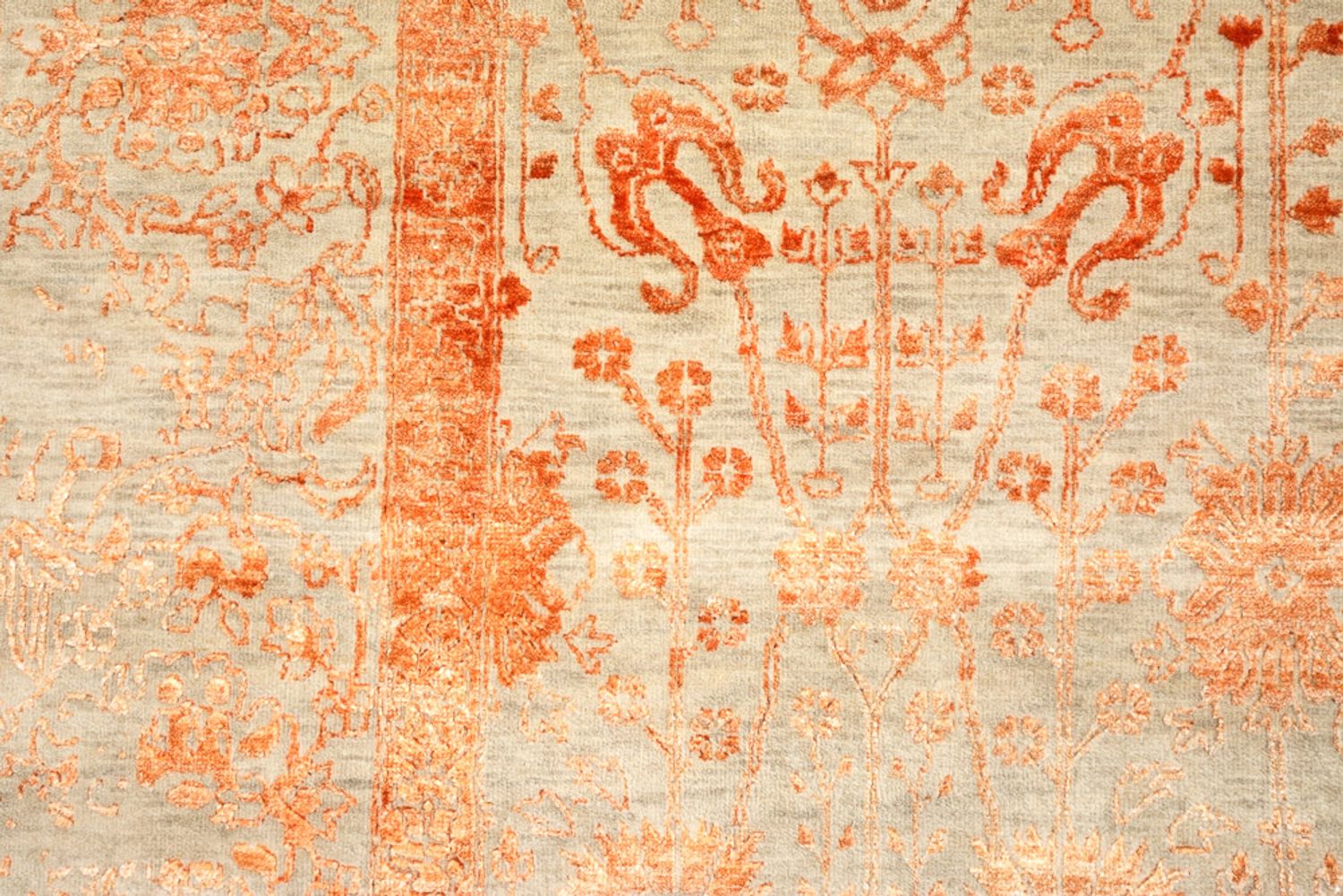 Designer Teppich - 342 x 248 cm - rost