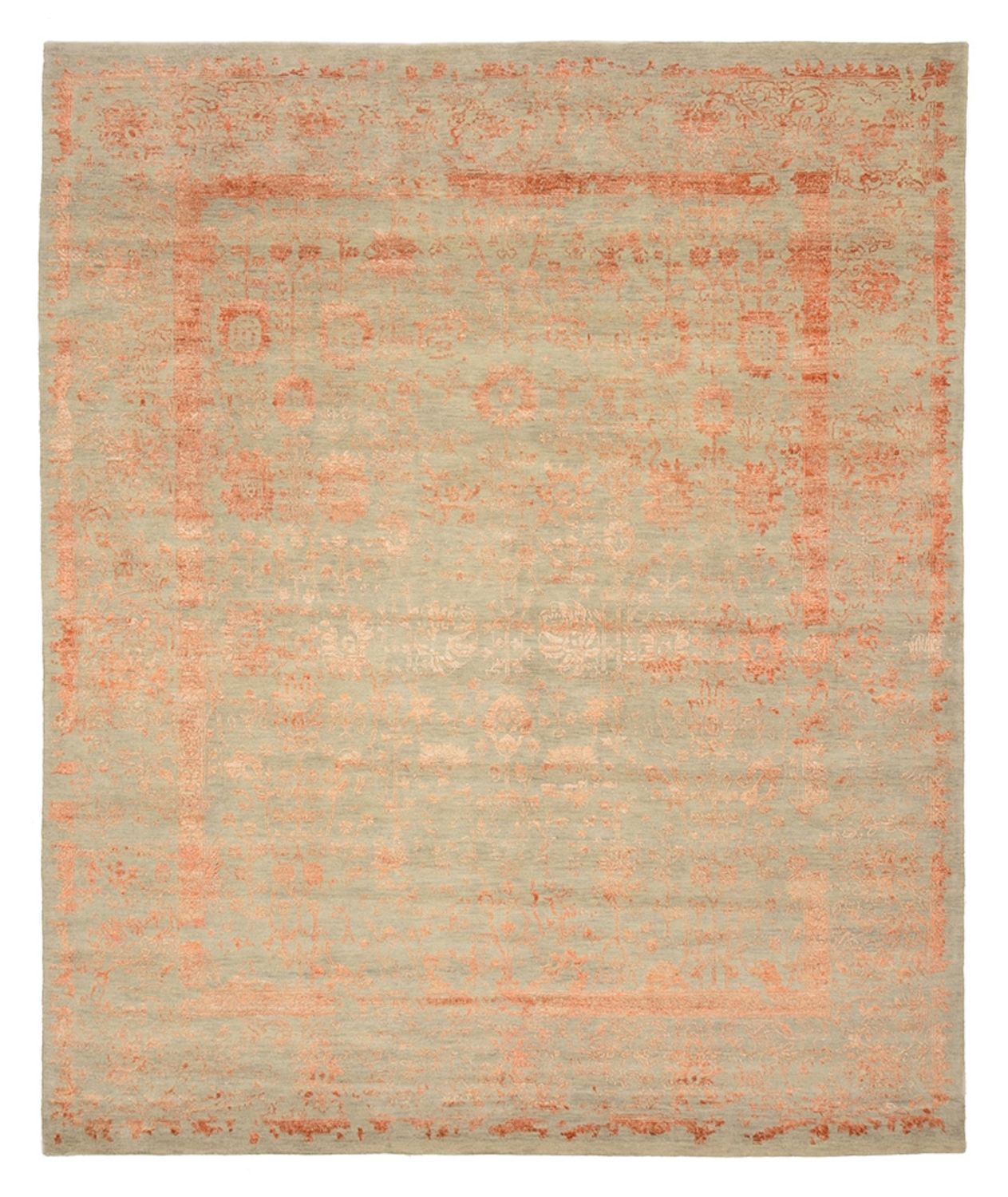 Designer Teppich - 299 x 249 cm - rost