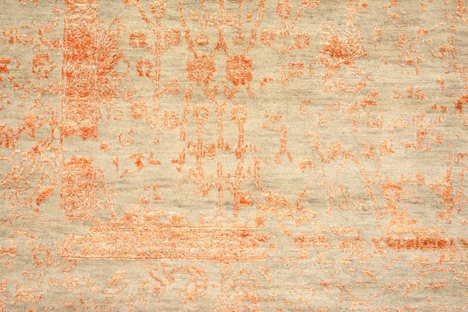 Designer Teppich - 299 x 249 cm - rost
