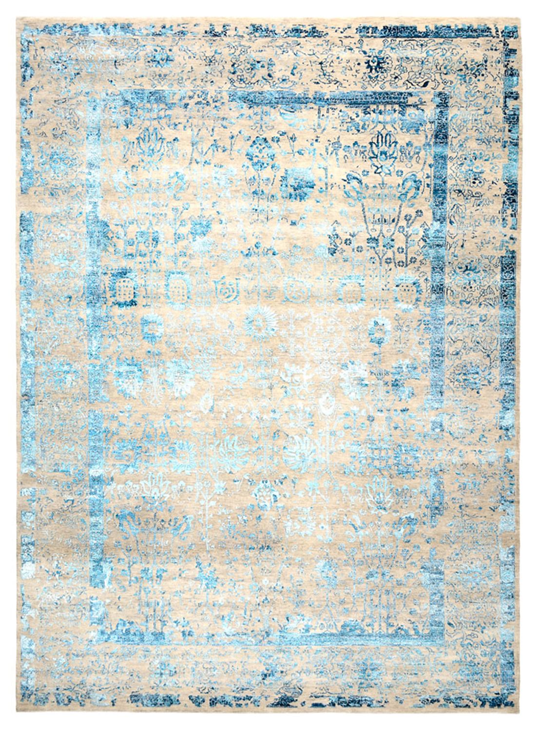 Designer Teppich - 344 x 244 cm - hellbeige