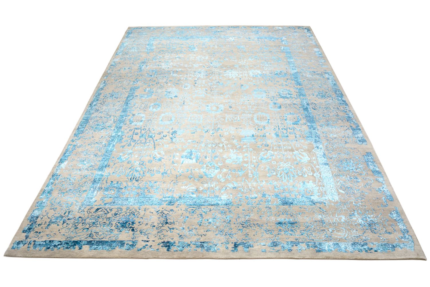 Designer Teppich - 344 x 244 cm - hellbeige
