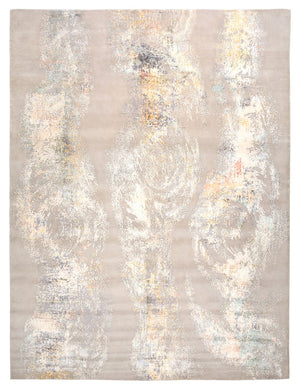 Designer Teppich - 365 x 279 cm - hellbeige