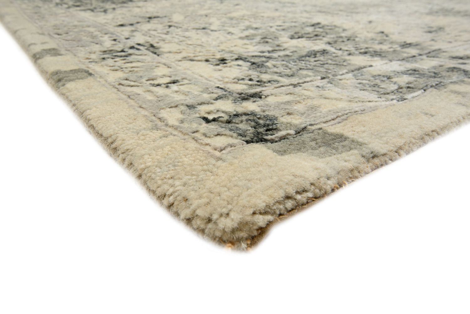 Designer Teppich - 341 x 253 cm - dunkelbeige