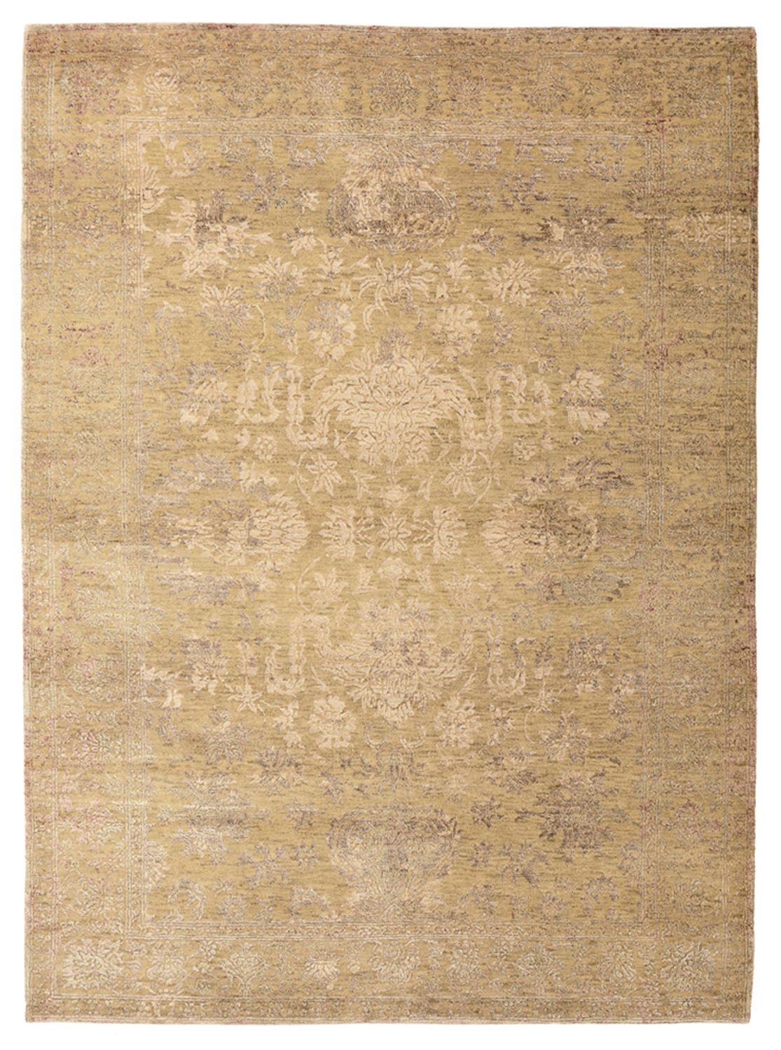 Designer Teppich - 204 x 152 cm - camel