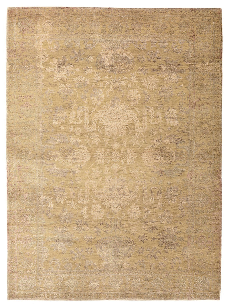 Designer Teppich - 204 x 152 cm - camel