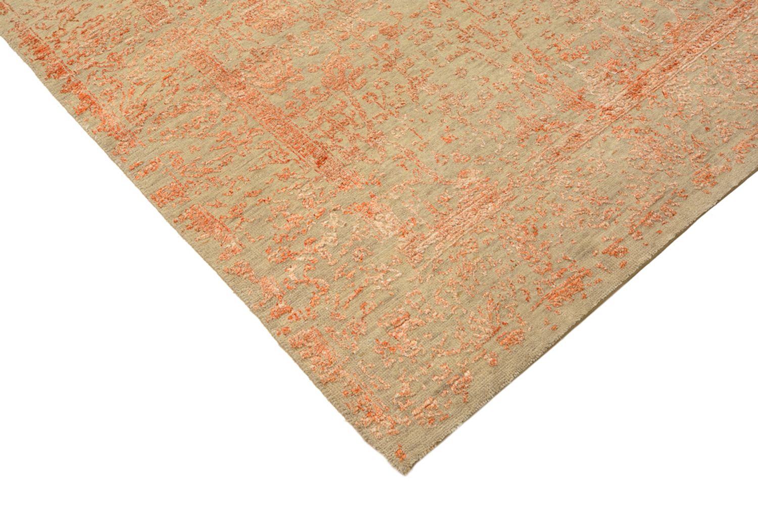 Designer Teppich - 184 x 121 cm - rost