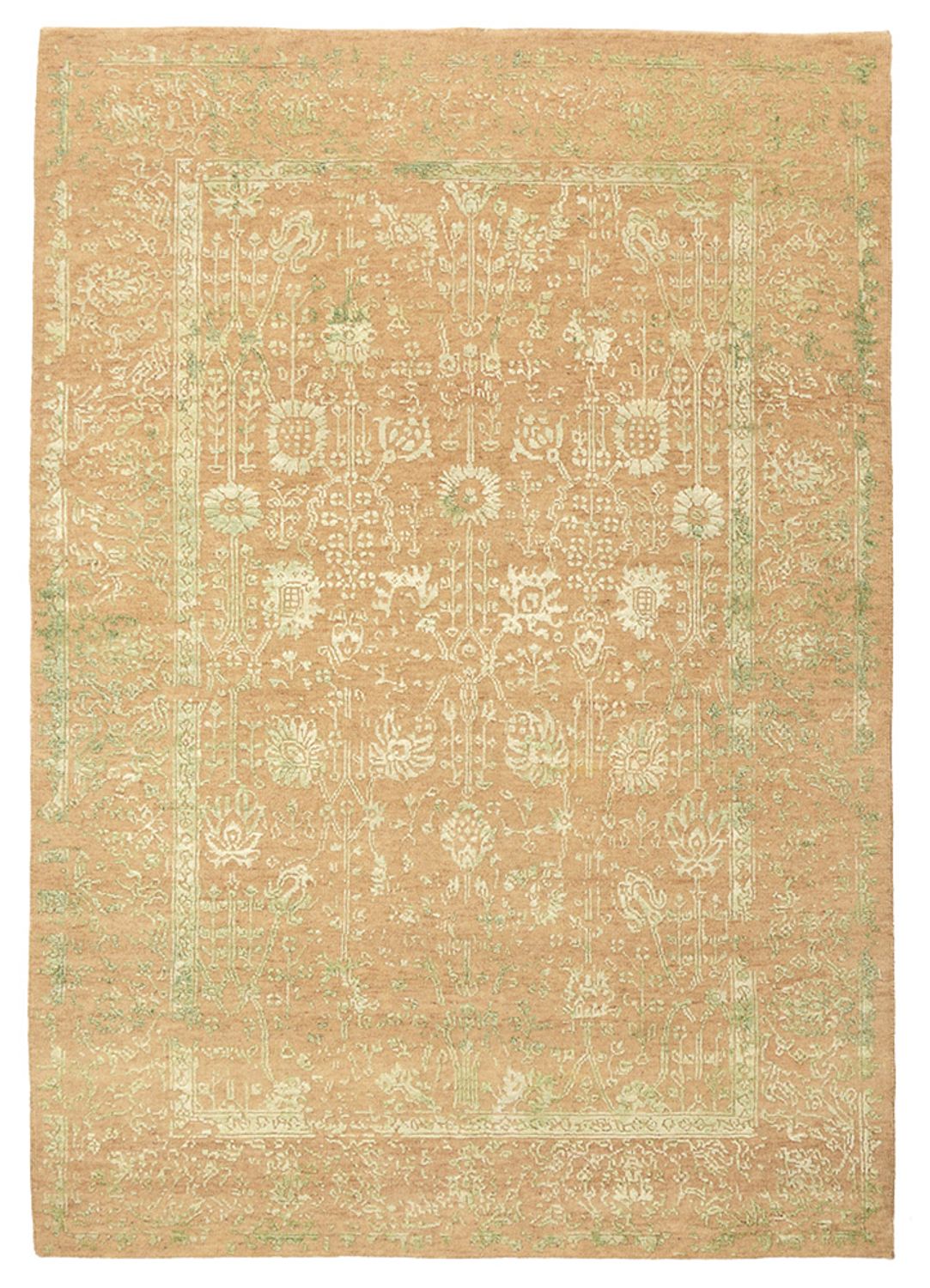Designer Teppich - 180 x 126 cm - camel