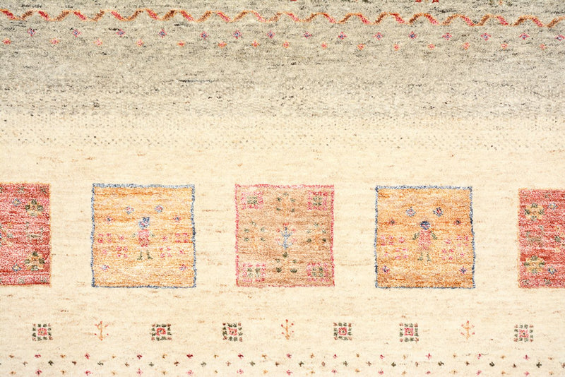 Gabbeh Teppich - Loribaft Indus - 244 x 175 cm - mehrfarbig