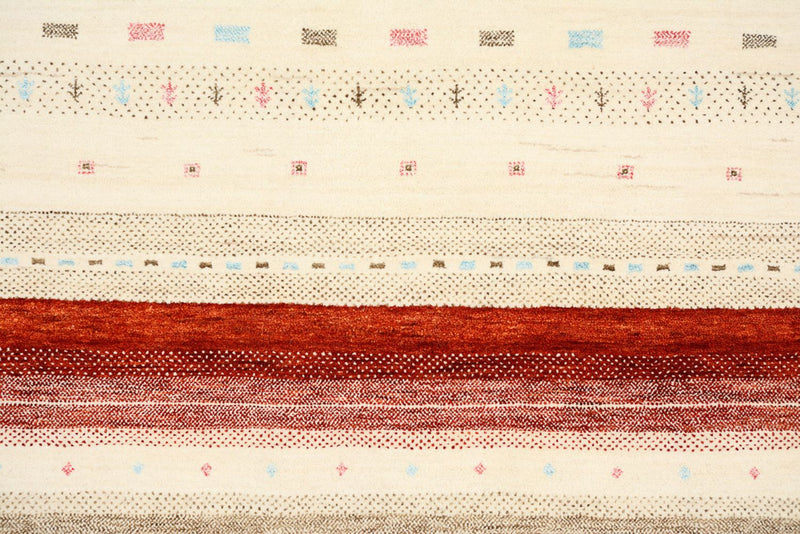 Gabbeh Teppich - Loribaft Indus - 240 x 175 cm - hellbeige