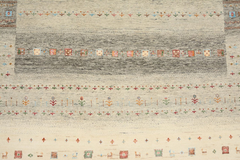 Gabbeh Teppich - Loribaft Indus - 304 x 201 cm - mehrfarbig