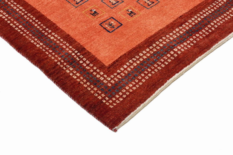 Gabbeh Teppich - Kaschkuli Perser 149 x 103 cm - rot