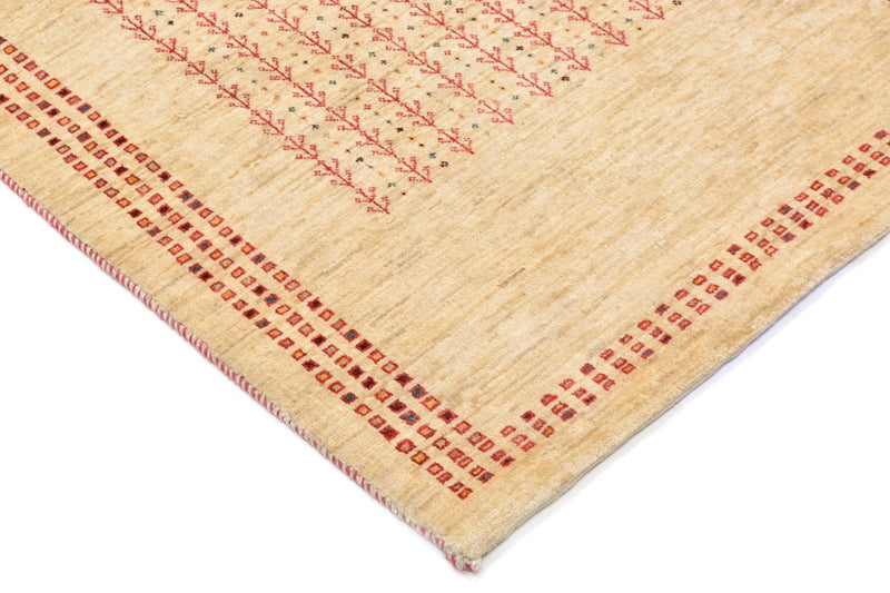 Gabbeh Teppich - Loribaft Perser 119 x 81 cm - natur
