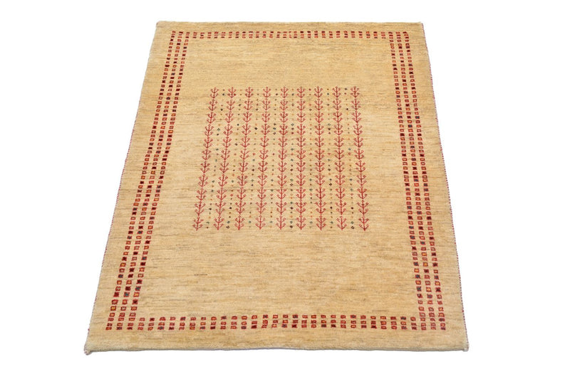 Gabbeh Teppich - Loribaft Perser 119 x 81 cm - natur