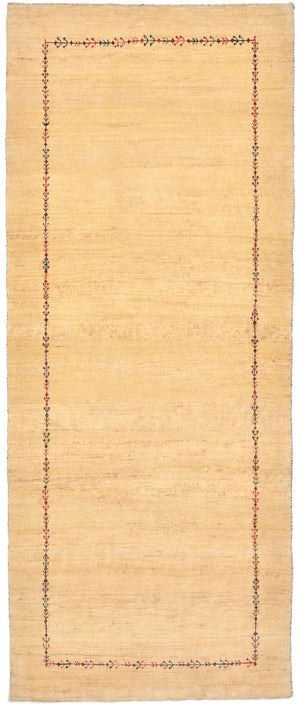 Gabbeh Teppich - Loribaft Perser 199 x 79 cm - natur