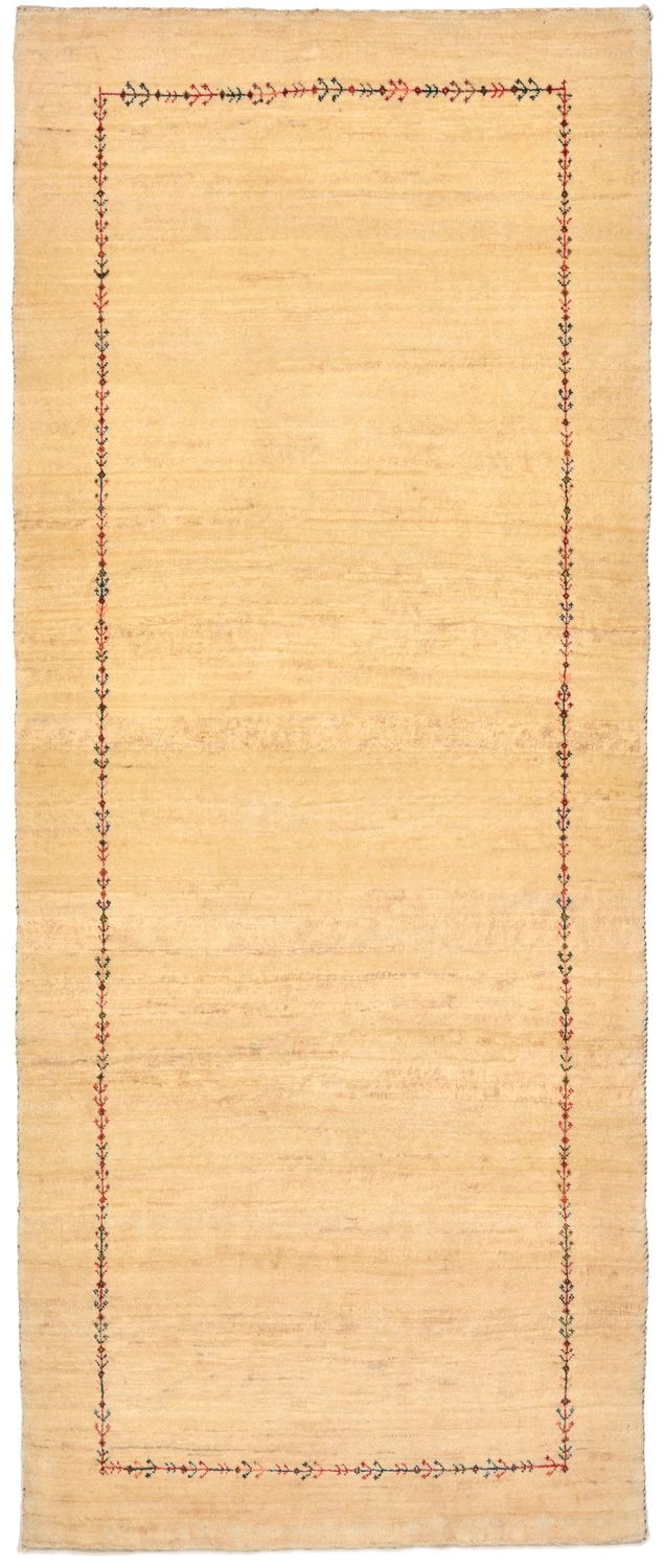 Gabbeh Teppich - Loribaft Perser 199 x 79 cm - natur