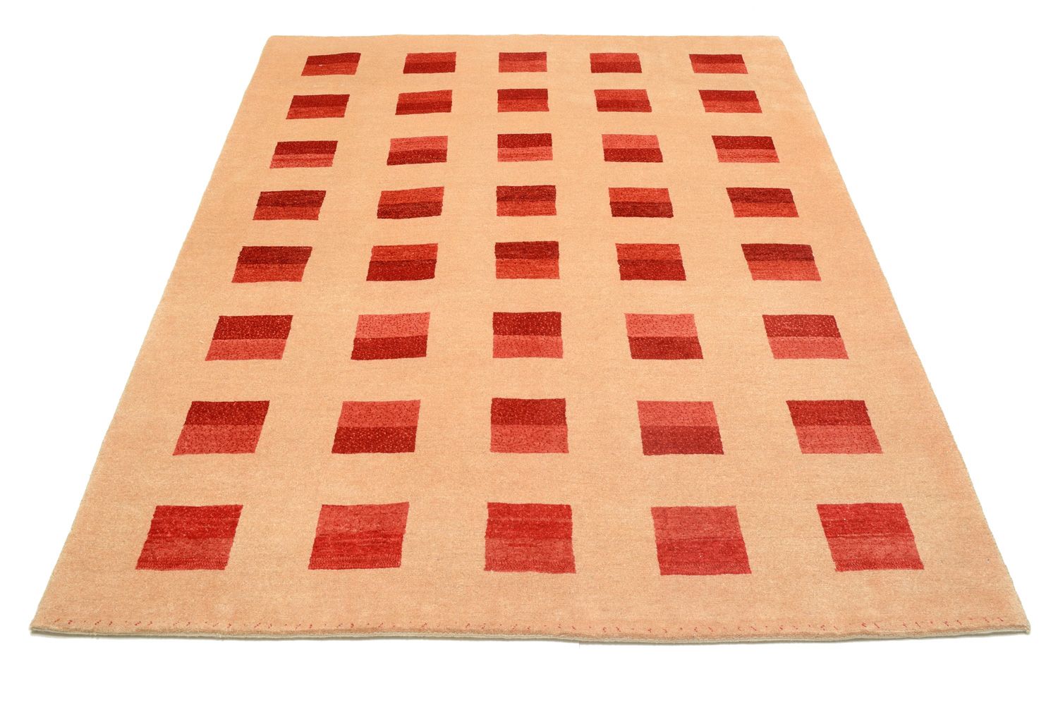 Gabbeh Teppich - Loribaft Perser 211 x 151 cm - rot