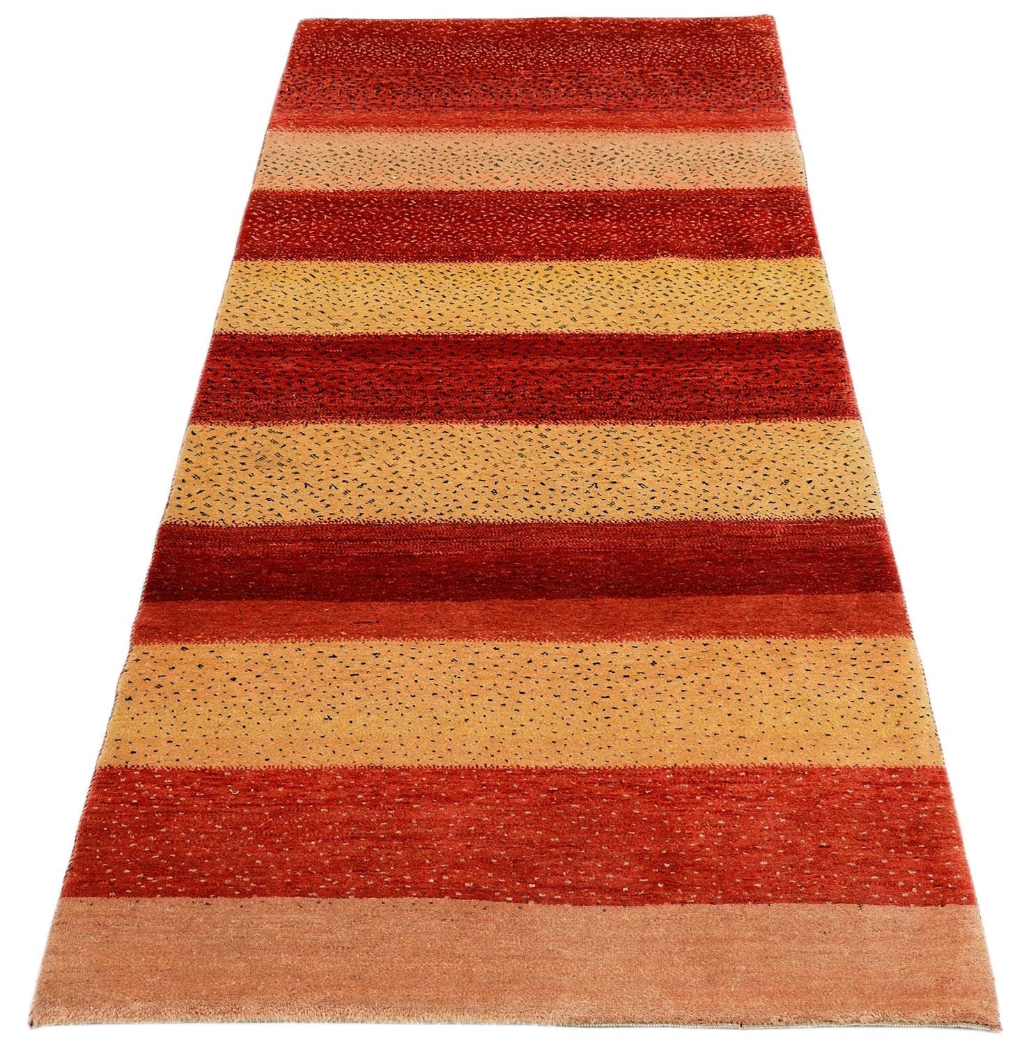 Gabbeh Teppich - Loribaft Perser 202 x 86 cm - rot