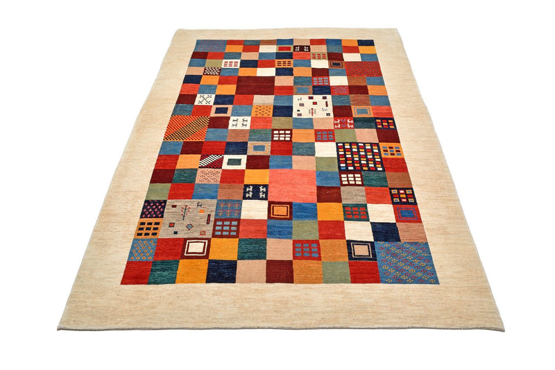 Gabbeh Teppich - Loribaft Perser 327 x 224 cm - mehrfarbig