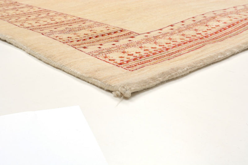 Gabbeh Teppich - Loribaft Perser 198 x 150 cm - beige