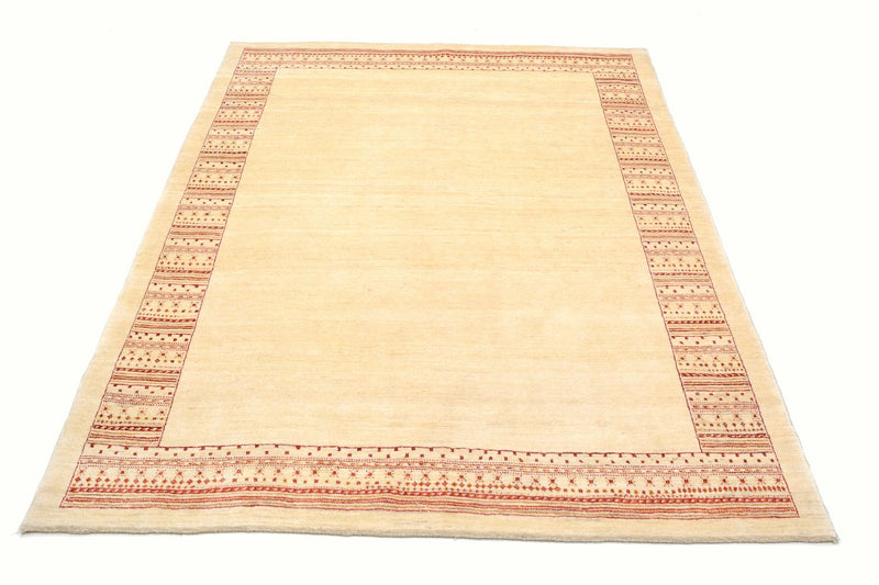 Gabbeh Teppich - Loribaft Perser 198 x 150 cm - beige