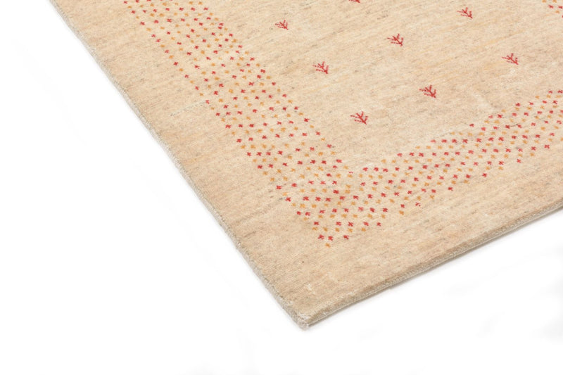 Gabbeh Teppich - Loribaft Perser 197 x 84 cm - natur