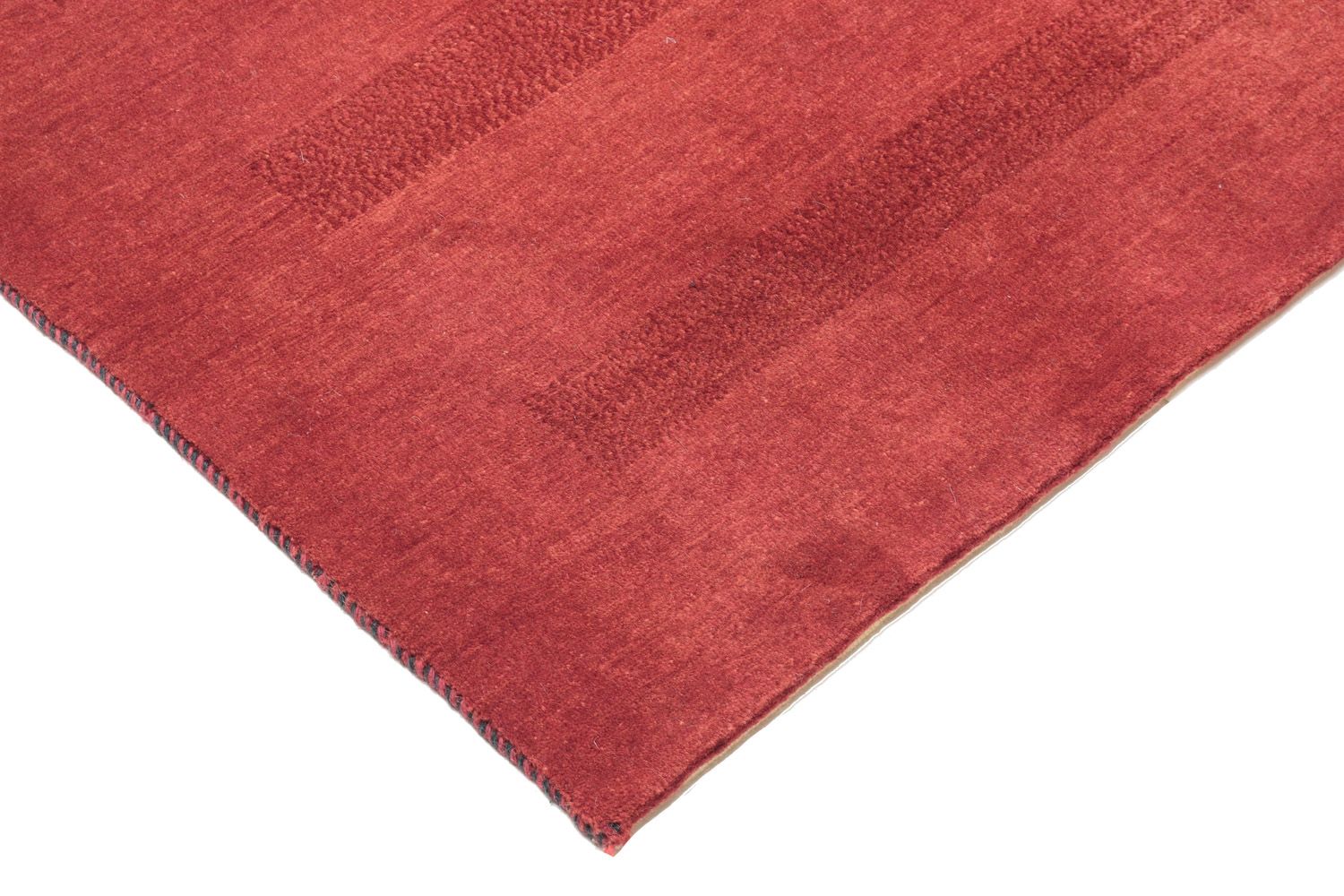 Gabbeh Teppich - Loribaft Perser 196 x 152 cm - rot