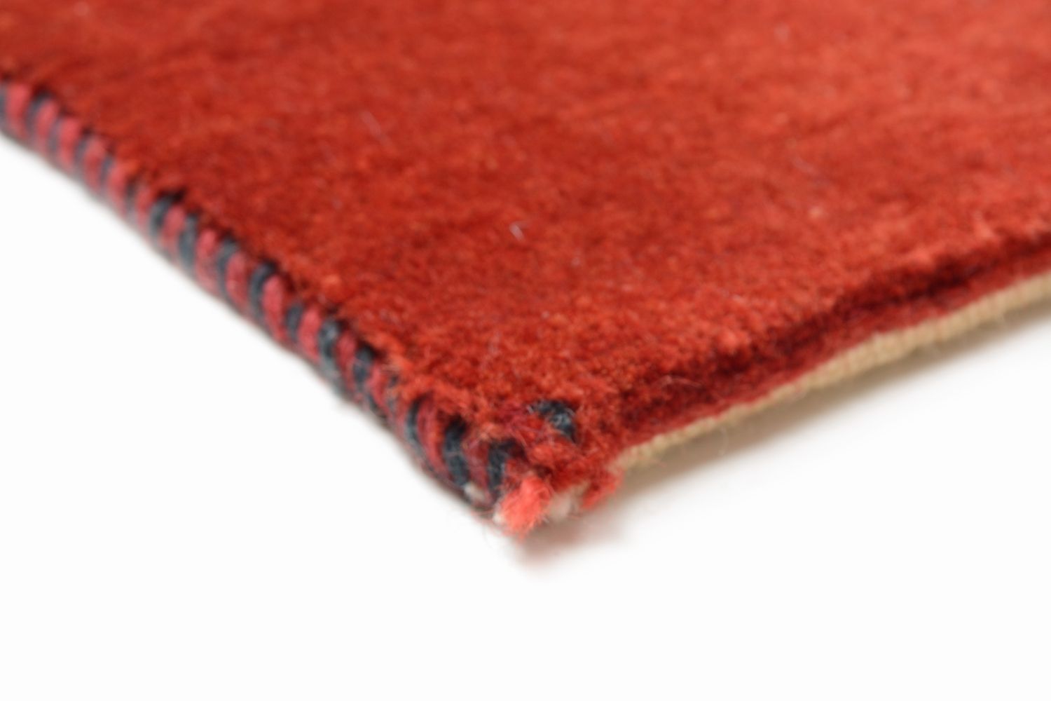 Gabbeh Teppich - Loribaft Perser 196 x 152 cm - rot