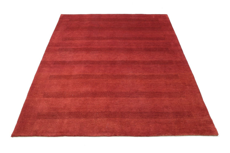 Gabbeh Teppich - Loribaft Perser 196 x 152 cm - rot