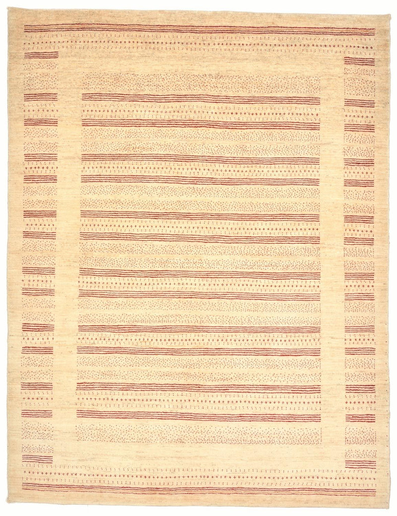 Gabbeh Teppich - Loribaft Perser 202 x 153 cm - natur