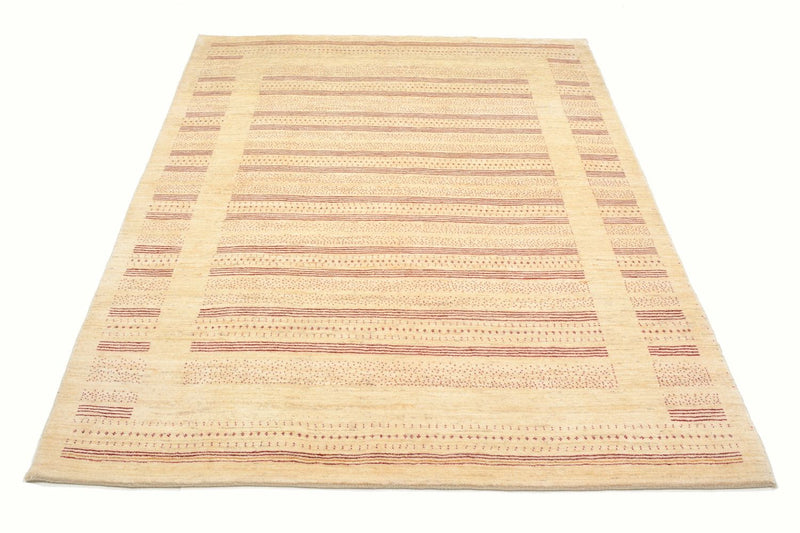 Gabbeh Teppich - Loribaft Perser 202 x 153 cm - natur