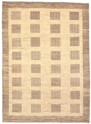 Gabbeh Teppich - Loribaft Perser 264 x 190 cm - beige