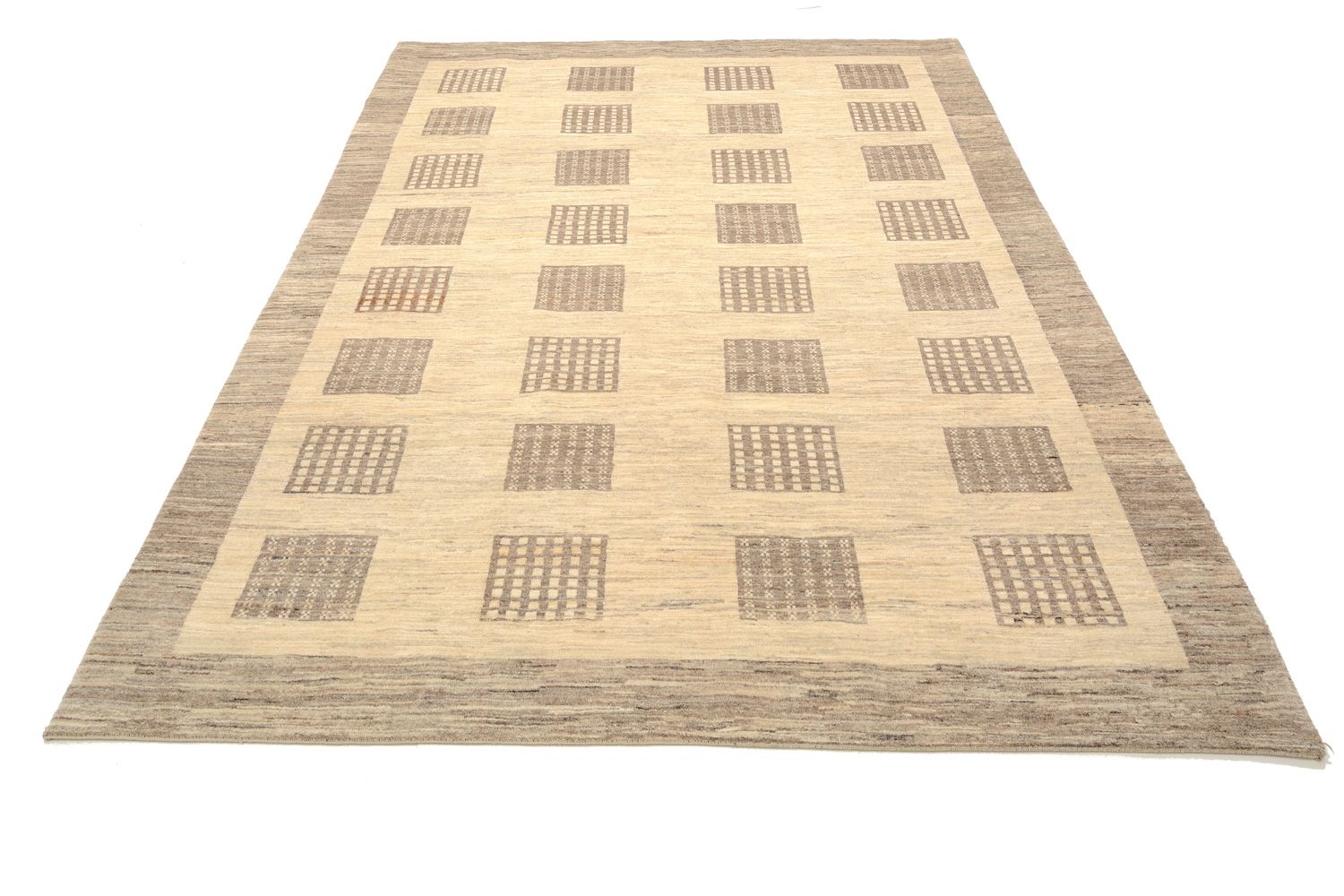 Gabbeh Teppich - Loribaft Perser 264 x 190 cm - beige