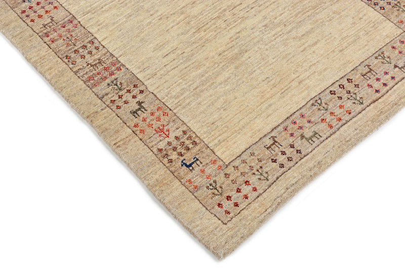 Gabbeh Teppich - Loribaft Perser 176 x 84 cm - sand