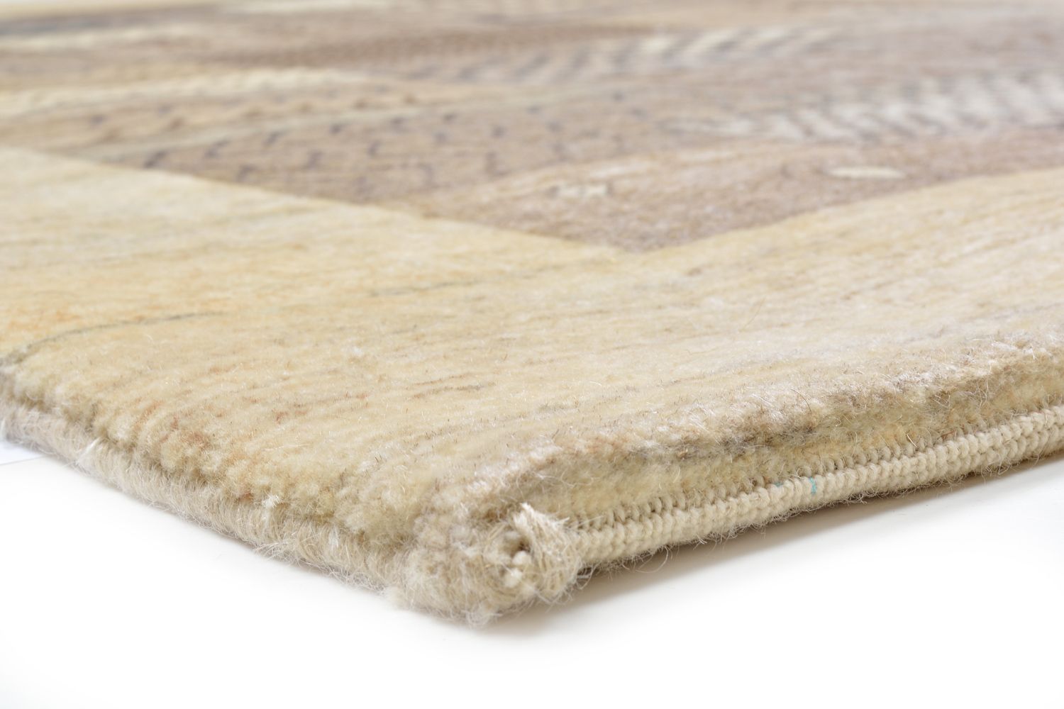 Gabbeh Teppich - Loribaft Perser 156 x 110 cm - sand