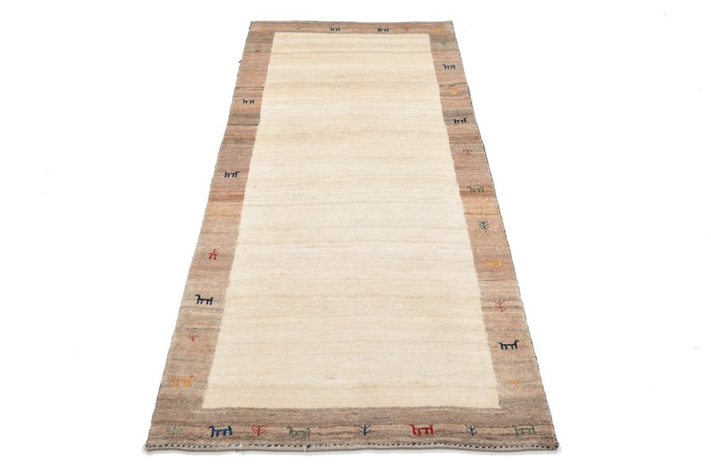 Gabbeh Teppich - Loribaft Perser 205 x 87 cm - sand