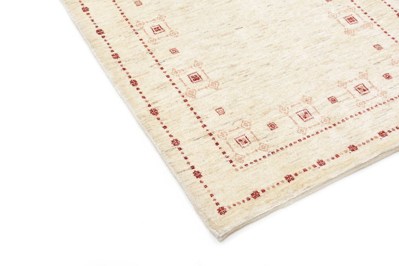 Gabbeh Teppich - Loribaft Perser 202 x 82 cm - natur