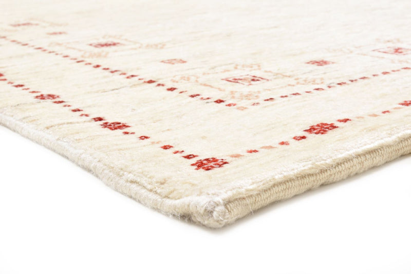 Gabbeh Teppich - Loribaft Perser 202 x 82 cm - natur