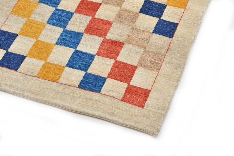 Gabbeh Teppich - Loribaft Perser 381 x 93 cm - mehrfarbig