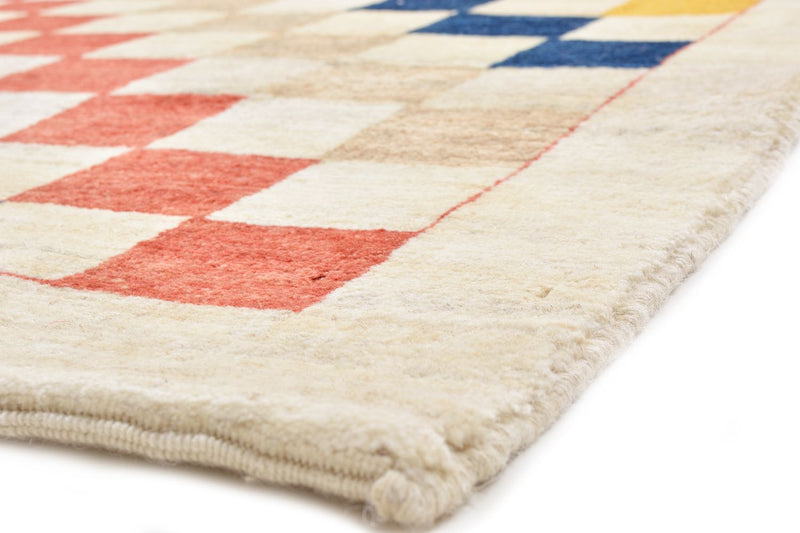 Gabbeh Teppich - Loribaft Perser 381 x 93 cm - mehrfarbig