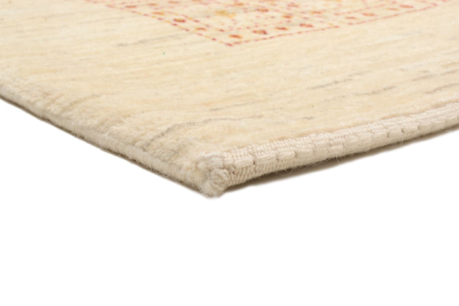 Gabbeh Teppich - Loribaft Perser 202 x 157 cm - beige
