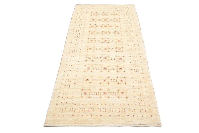Gabbeh Teppich - Loribaft Perser 201 x 88 cm - natur