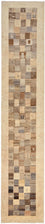 Gabbeh Teppich - Loribaft Perser 512 x 101 cm - hellbraun