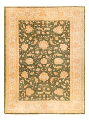 Ziegler Teppich - 346 x 258 cm - olivgrün