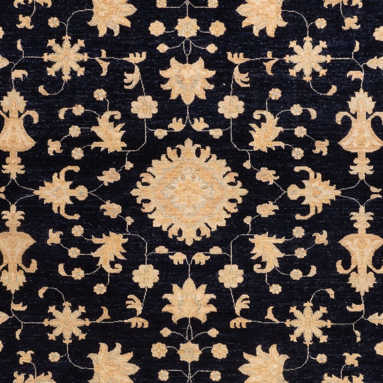 Ziegler Teppich - 332 x 248 cm - dunkelblau