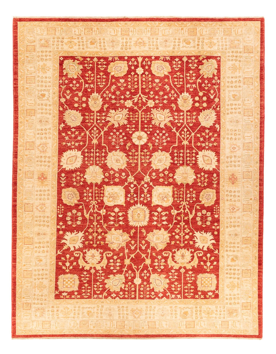 Ziegler Teppich - 340 x 254 cm - rot
