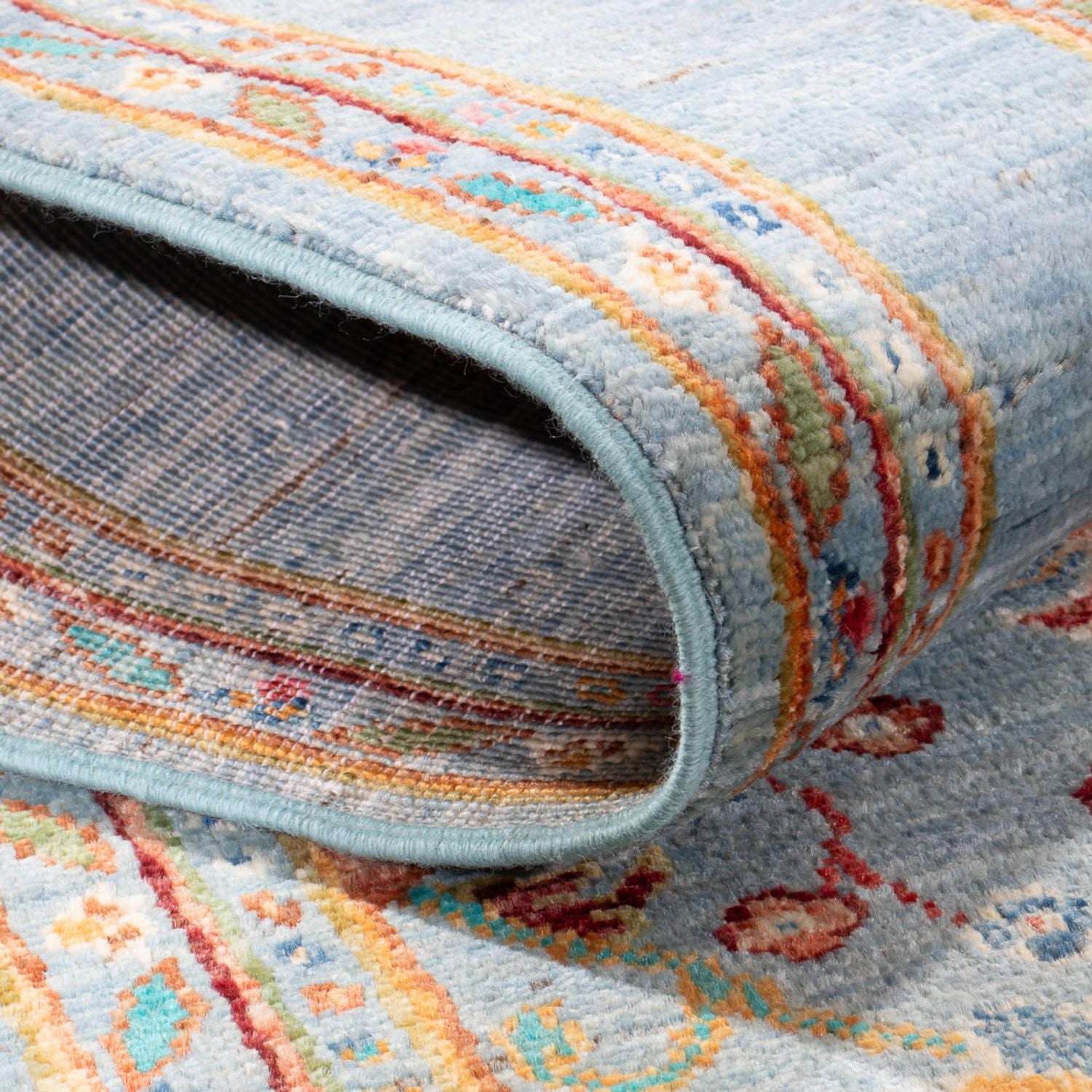 Ziegler Teppich - Ariana - 178 x 124 cm - hellblau
