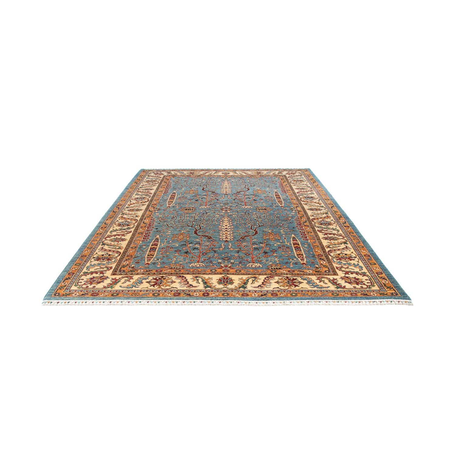 Ziegler Teppich - Ariana - 297 x 206 cm - petrolblau