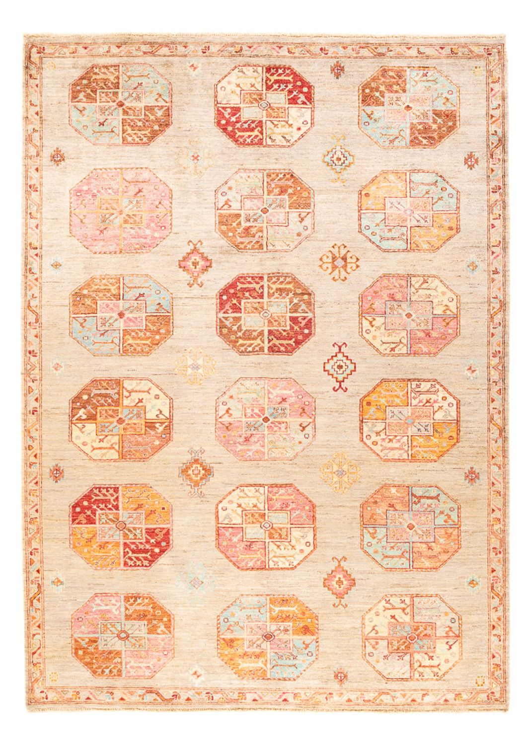 Ziegler Teppich - Ariana - 237 x 177 cm - hellbraun